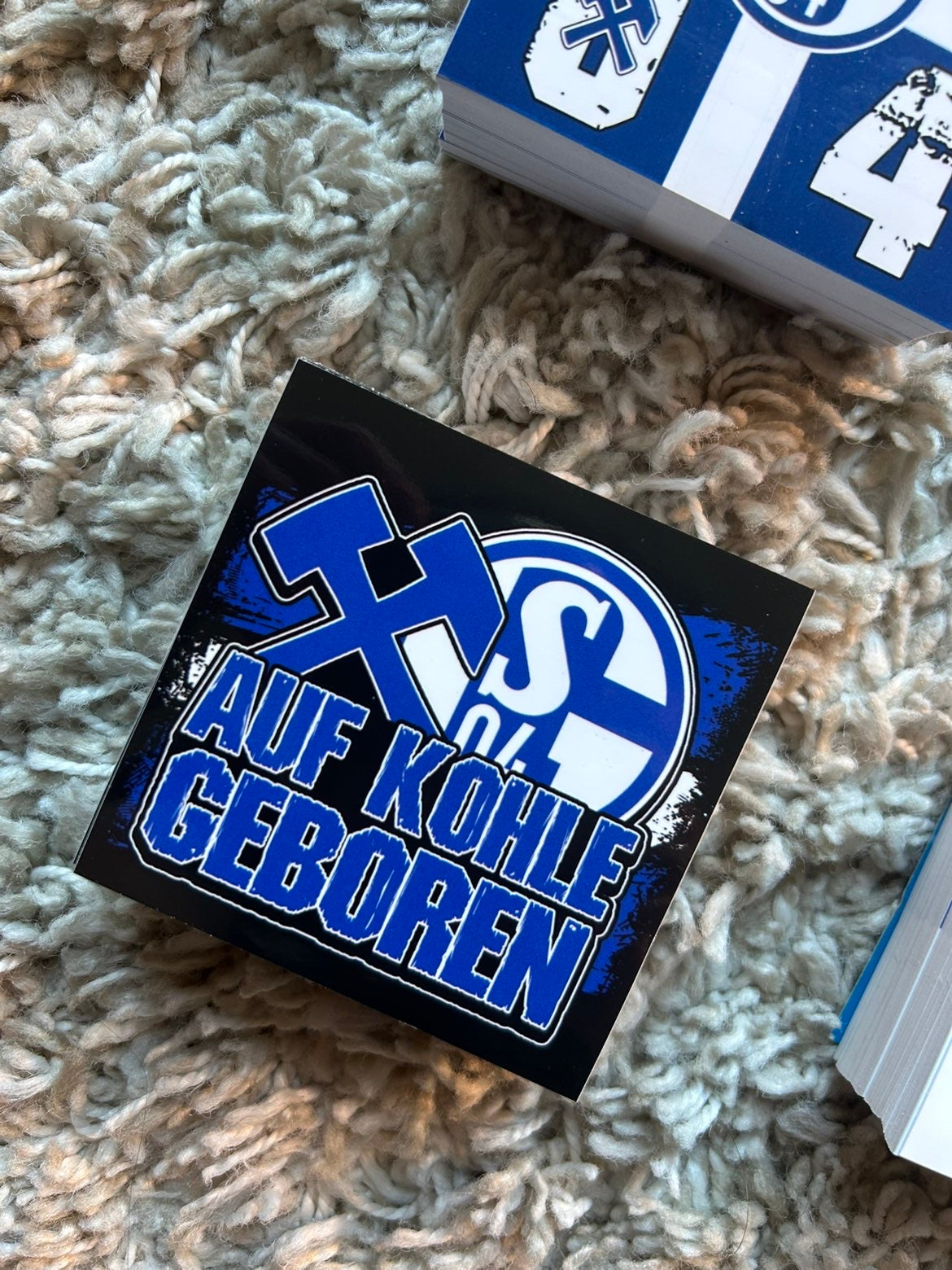 Aufkleber Auf Kohle geboren